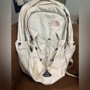 THE NORTH FACE - cream and rose gold jester backpack